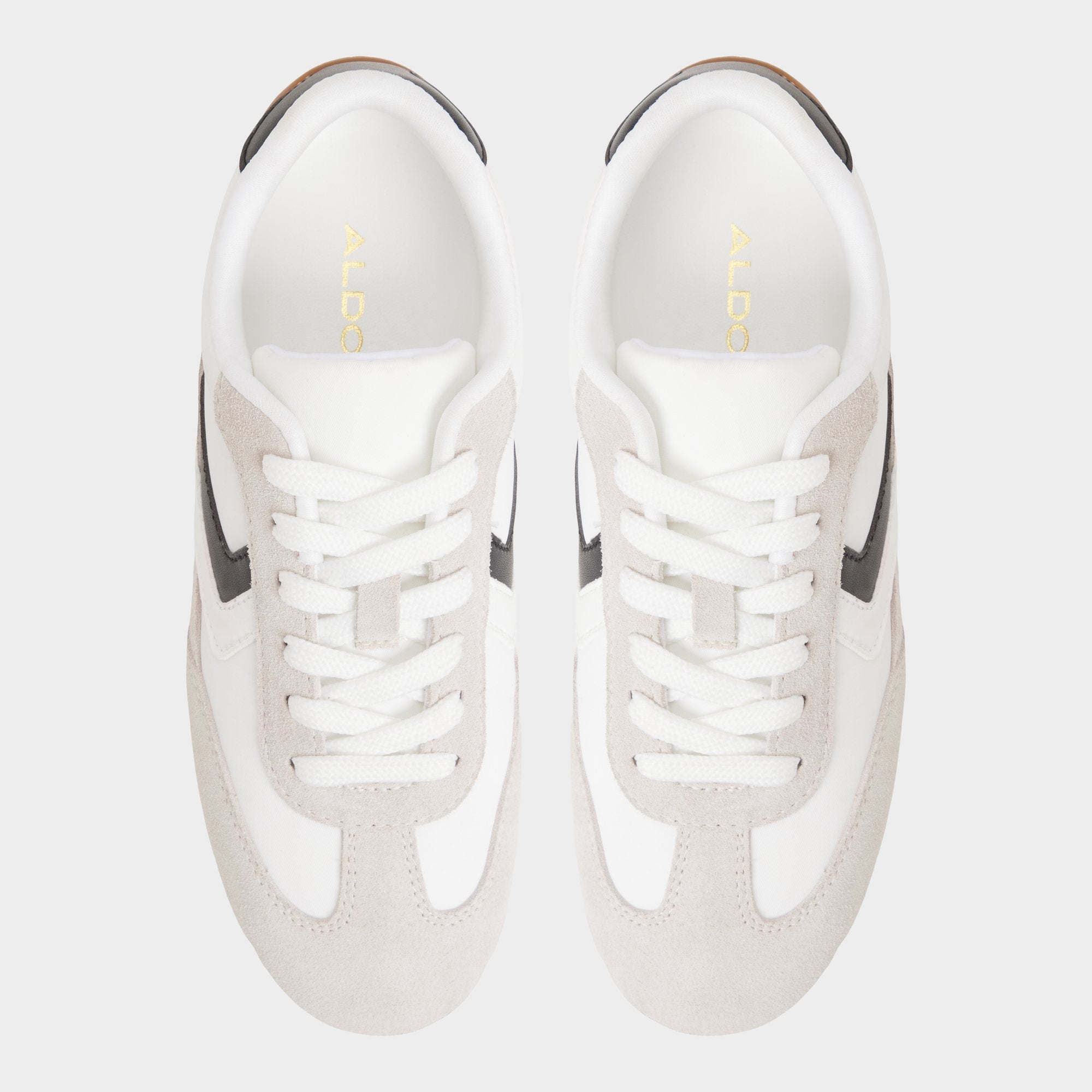 Aldo Coolchic White/Grey Women's Low top sneakers - Jogger sneaker