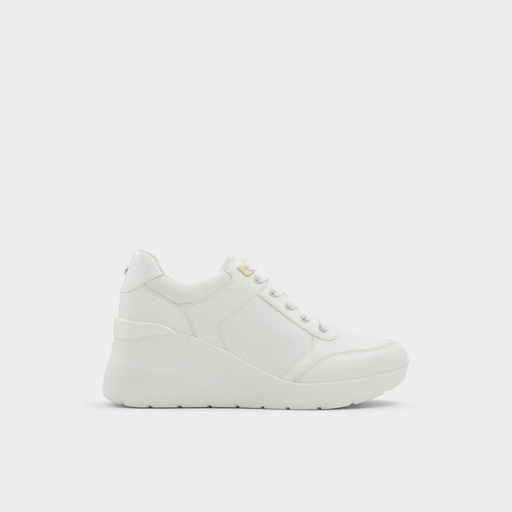 Aldo Iconistep White Overflow Women's Low top sneakers - Wedge sneaker, Wedge heel