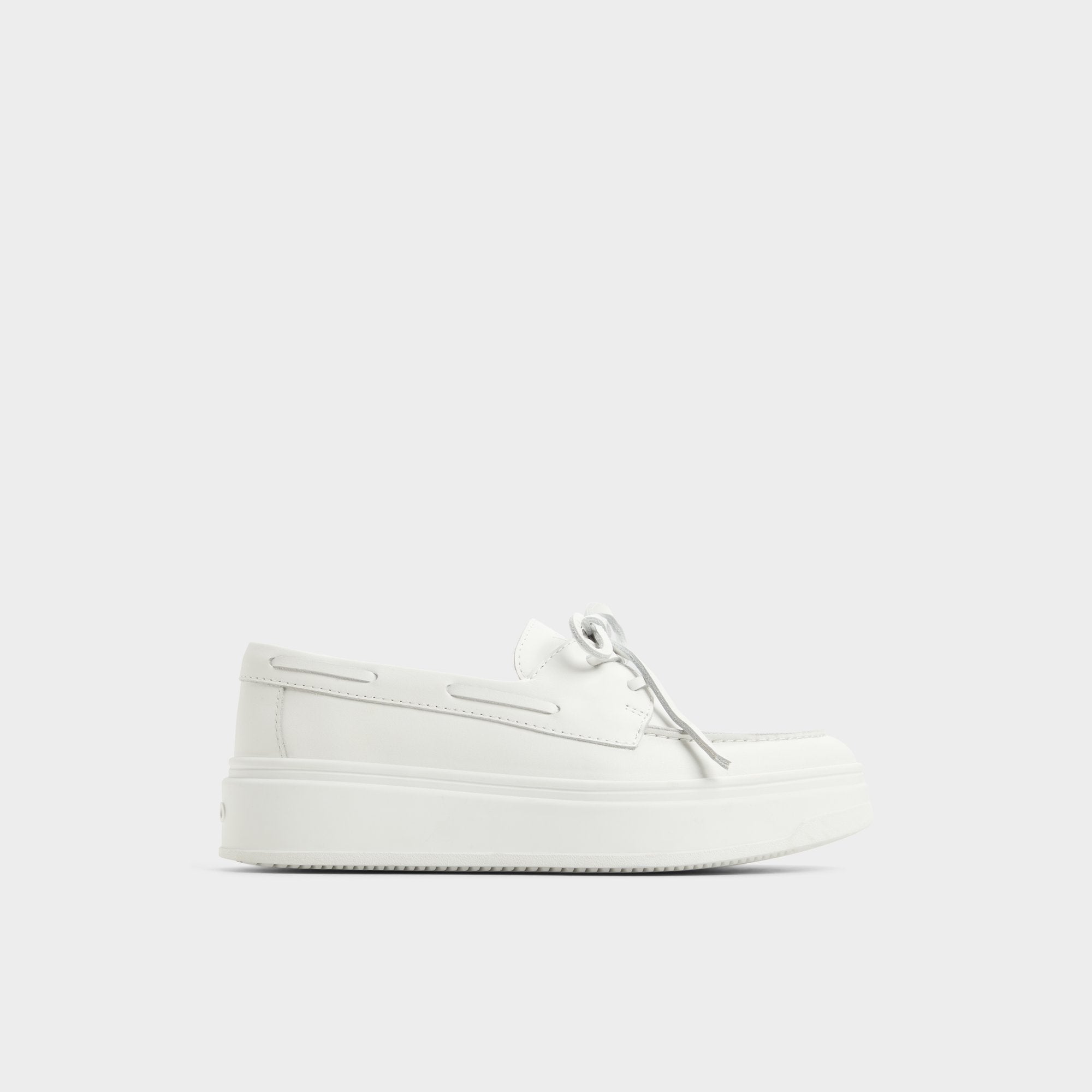 Aldo Wildbreeze Open White Women's Slip on sneakers - Boat shoe, Platform