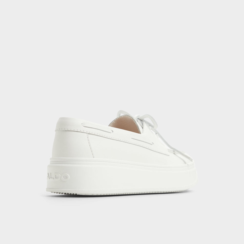 Aldo Wildbreeze Open White Women's Slip on sneakers - Boat shoe, Platform