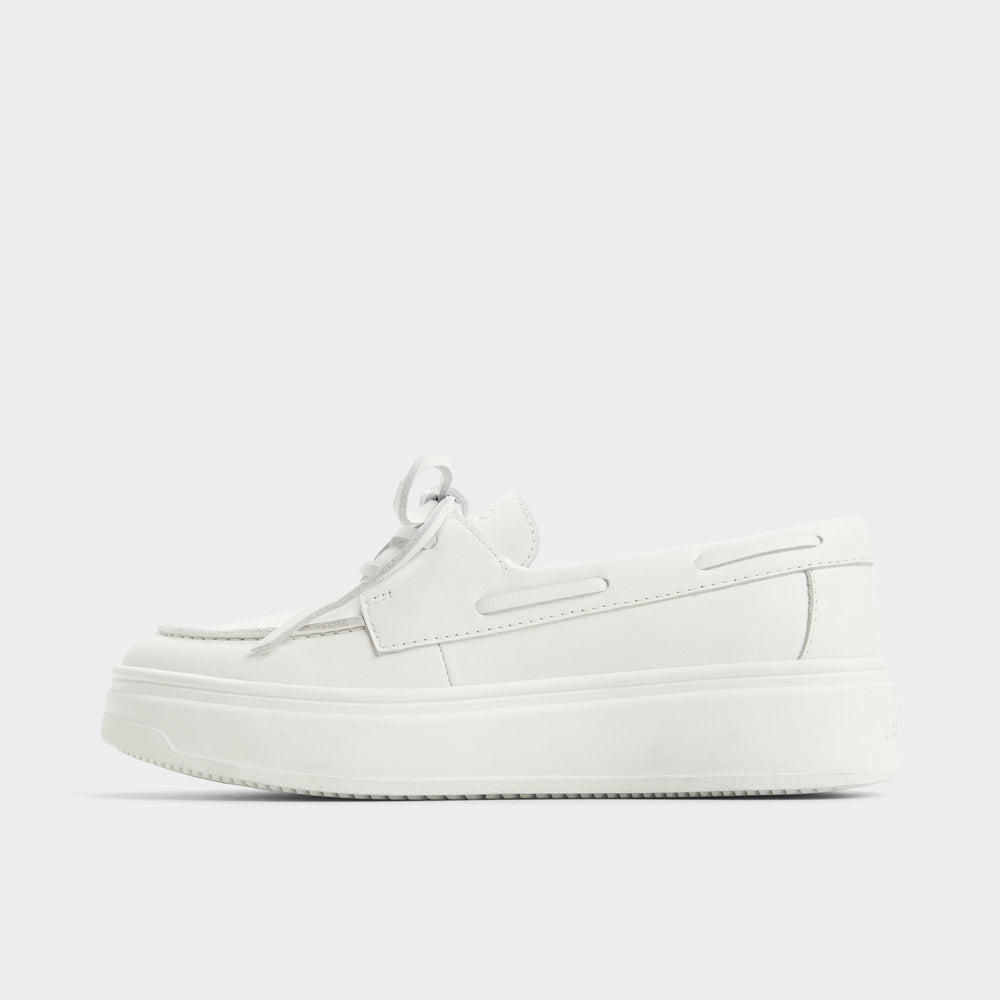 Aldo Wildbreeze Open White Women's Slip on sneakers - Boat shoe, Platform
