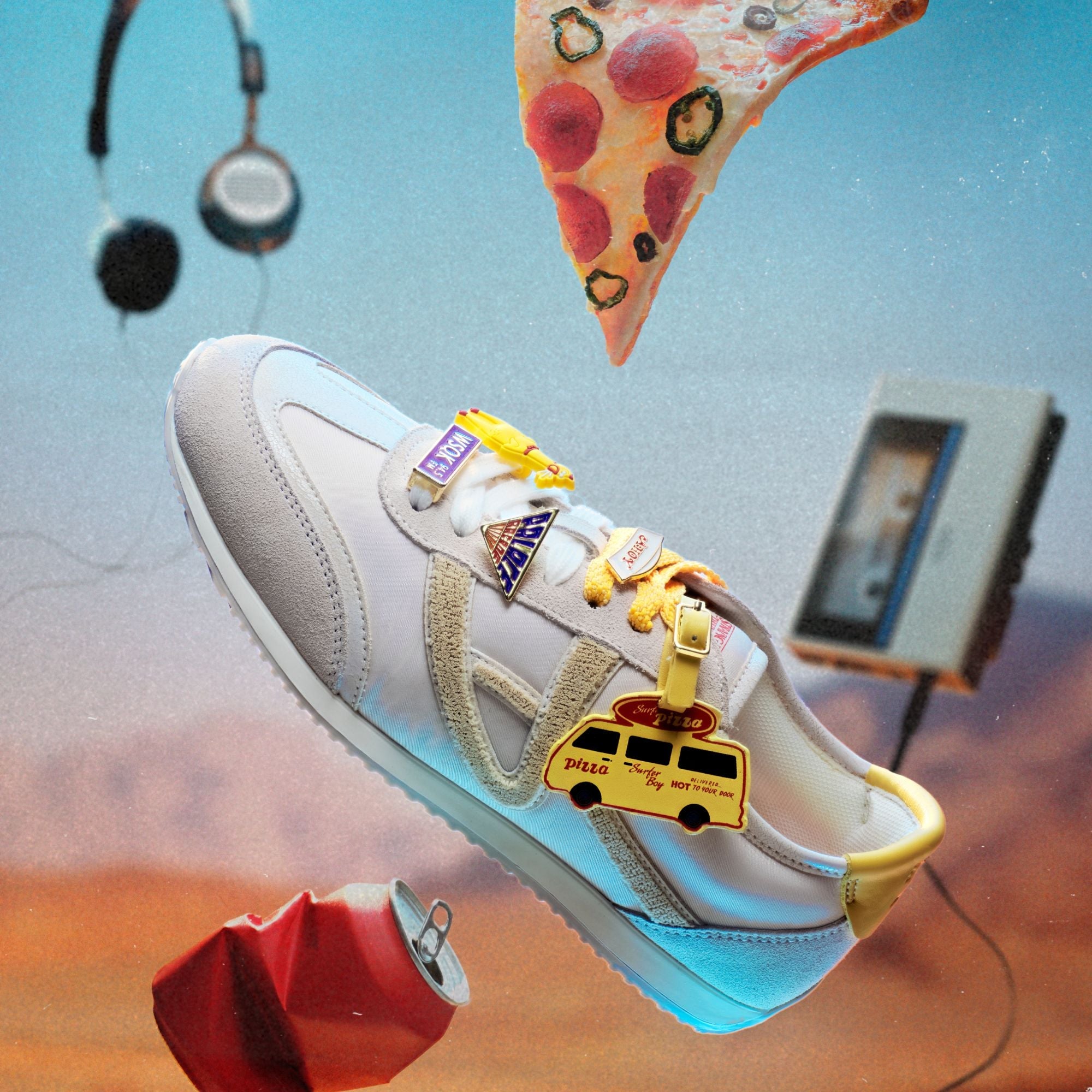 Aldo Pineapplepizza in White - Women's sneaker