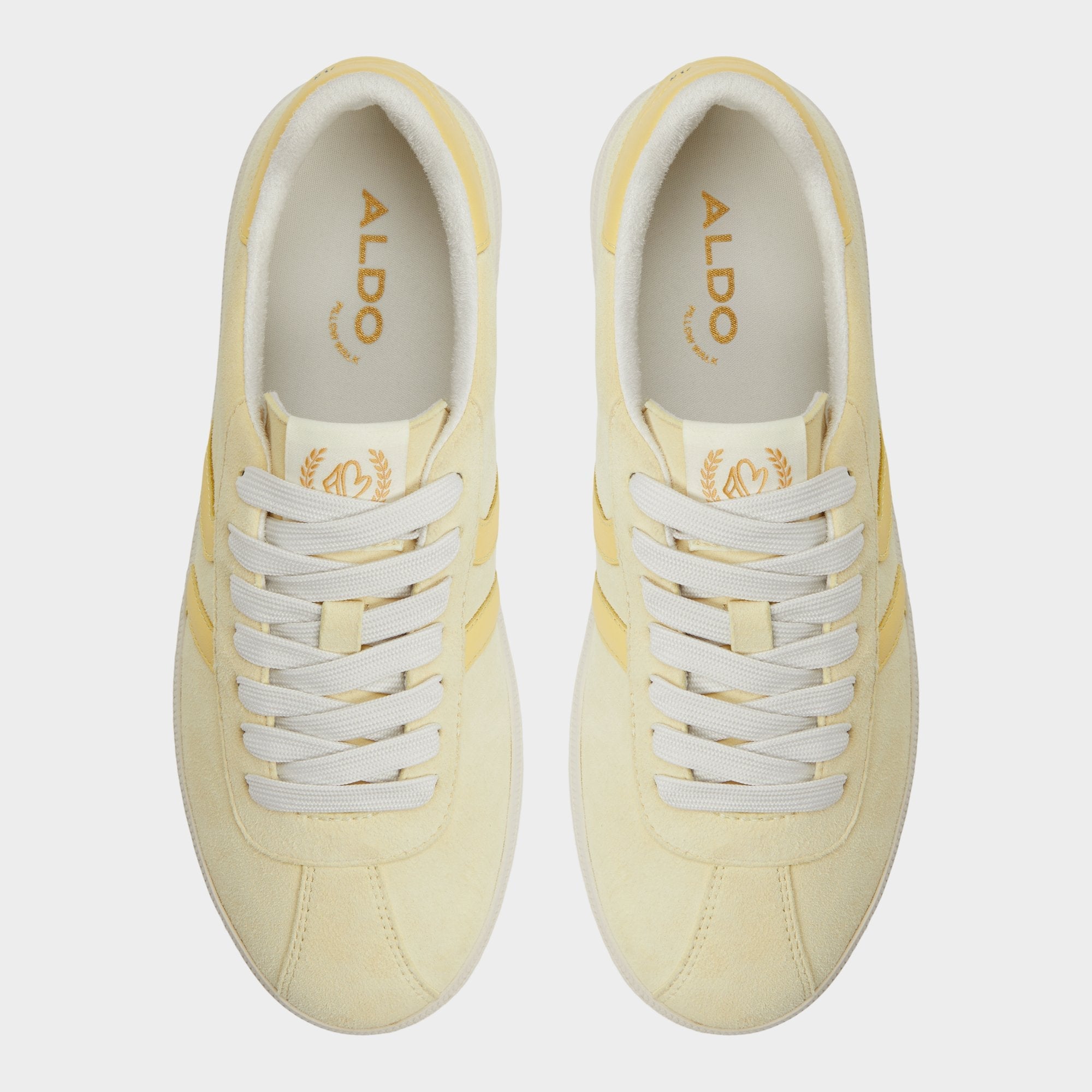 Aldo Chicsneaker Light Yellow Women's Low top sneakers - Low top sneaker, Cup sole