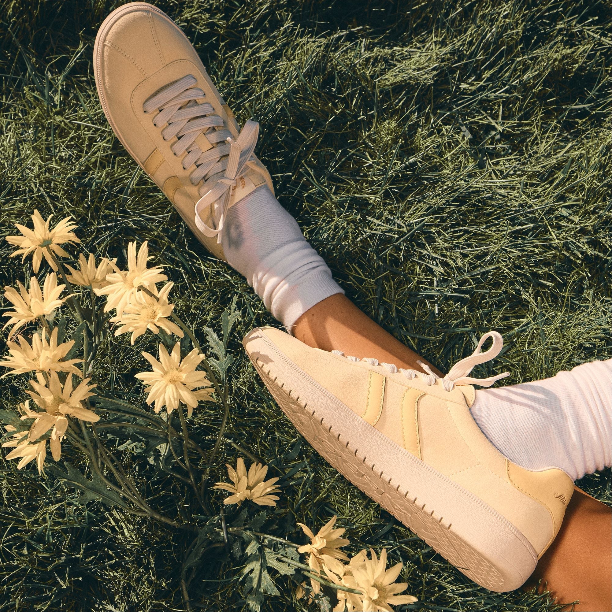Aldo Chicsneaker Light Yellow Women's Low top sneakers - Low top sneaker, Cup sole