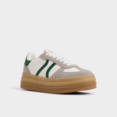 Aldo Elabrintar White Combo Women's Low top sneakers - Low top sneaker, Platform