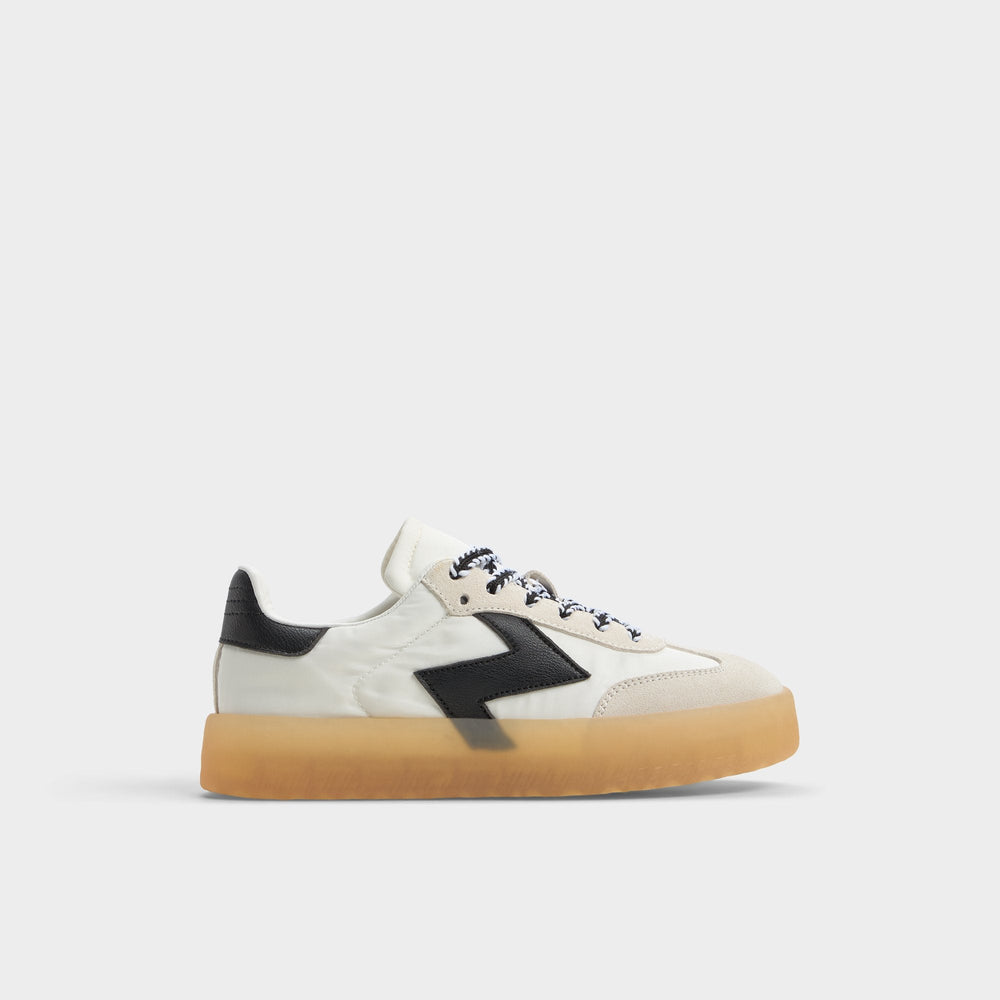 Aldo Retrostep White/Black Women's Low top sneakers - Low top sneaker, Jogger sole