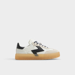 Aldo Retrostep White/Black Women's Low top sneakers - Low top sneaker, Jogger sole
