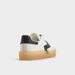 Aldo Retrostep White/Black Women's Low top sneakers - Low top sneaker, Jogger sole