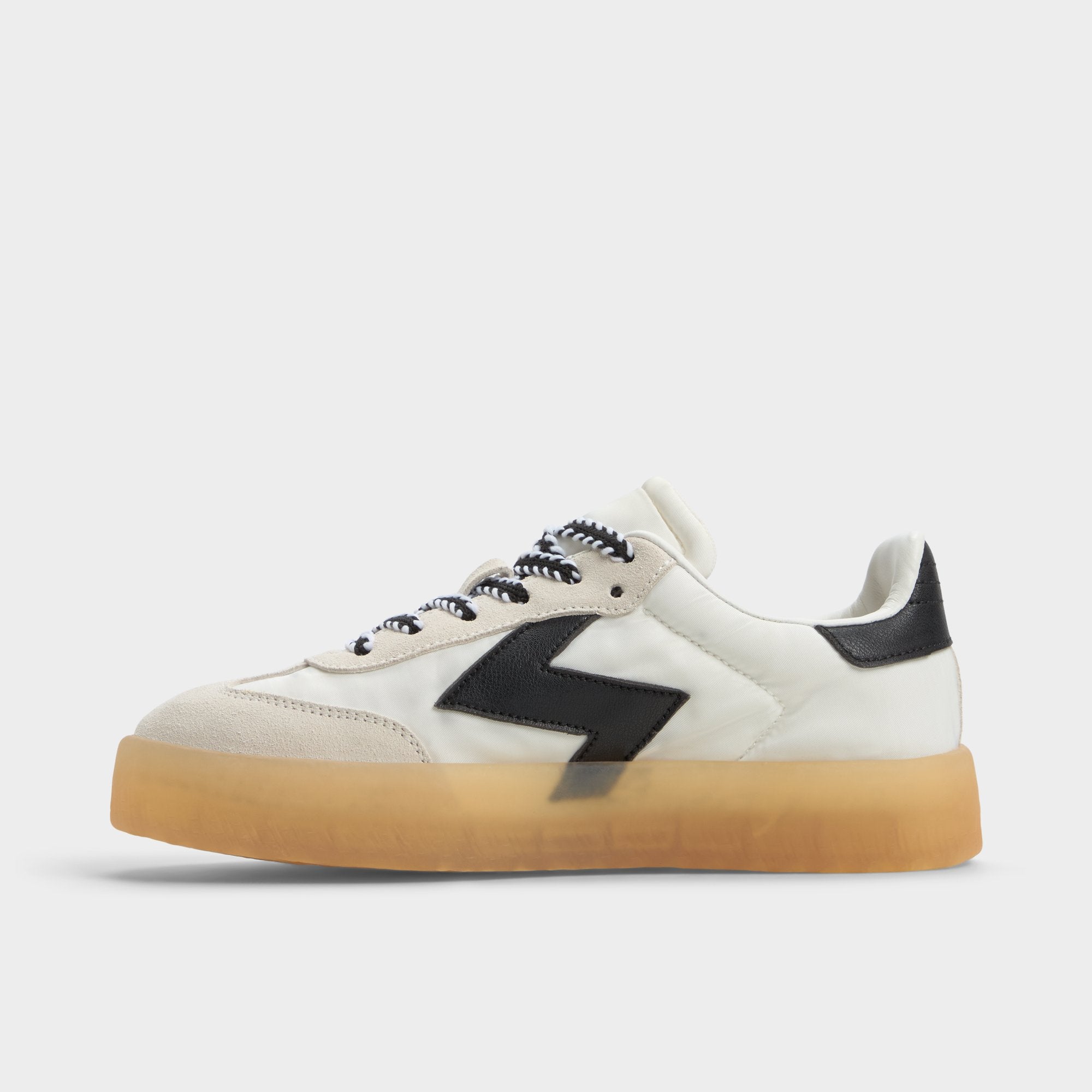 Aldo Retrostep White/Black Women's Low top sneakers - Low top sneaker, Jogger sole