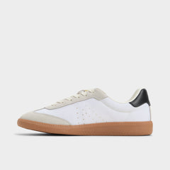 Aldo Clubstyle White/Black Women's Low top sneakers - Jogger sneaker, Jogger sole