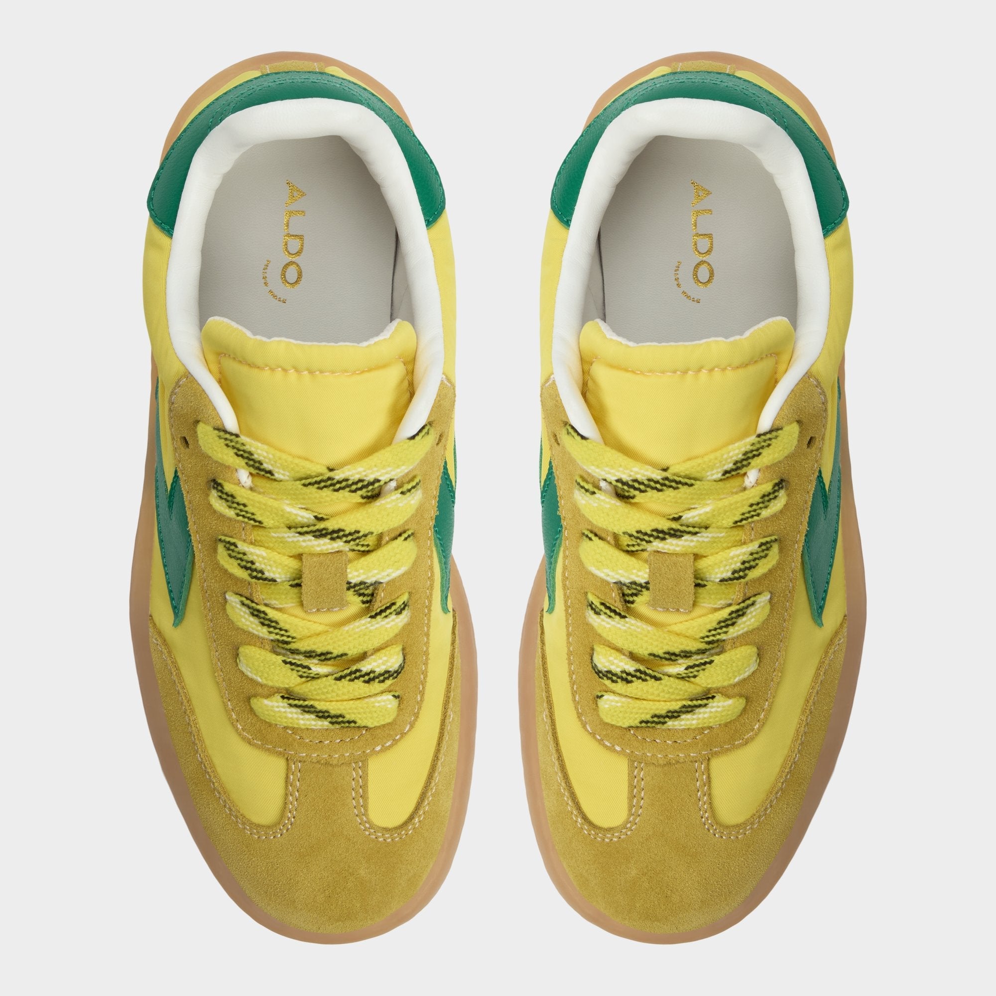 Aldo Retrostep Yellow Multi Women's Low top sneakers - Low top sneaker, Jogger sole
