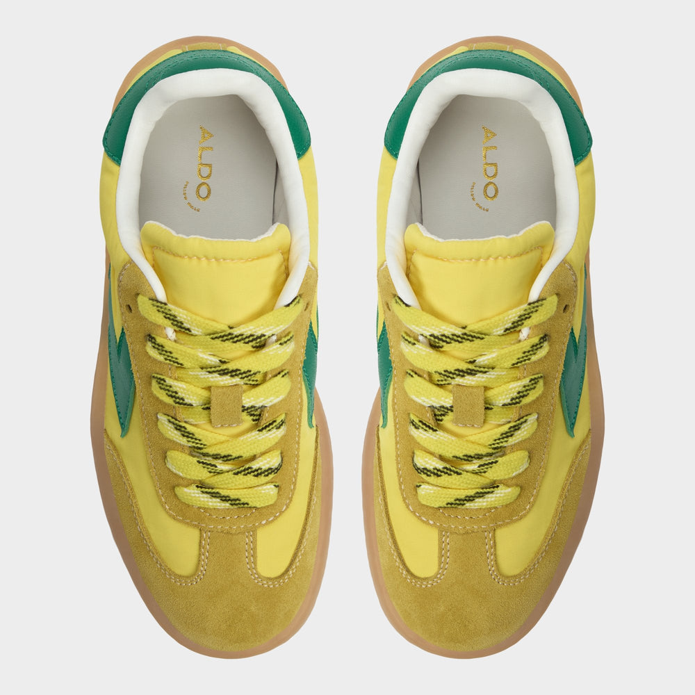 Aldo Retrostep Yellow Multi Women's Low top sneakers - Low top sneaker, Jogger sole