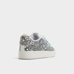 Aldo Timothy in Goodman White Black - Women's low top sneaker, Cup sole