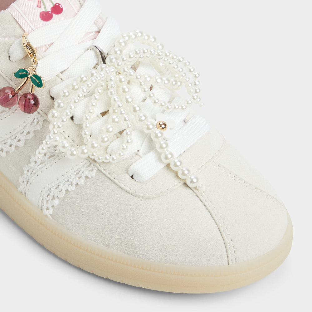Aldo Sweetthing White/Bone Women's Low top sneakers - Low top sneaker, Cup sole