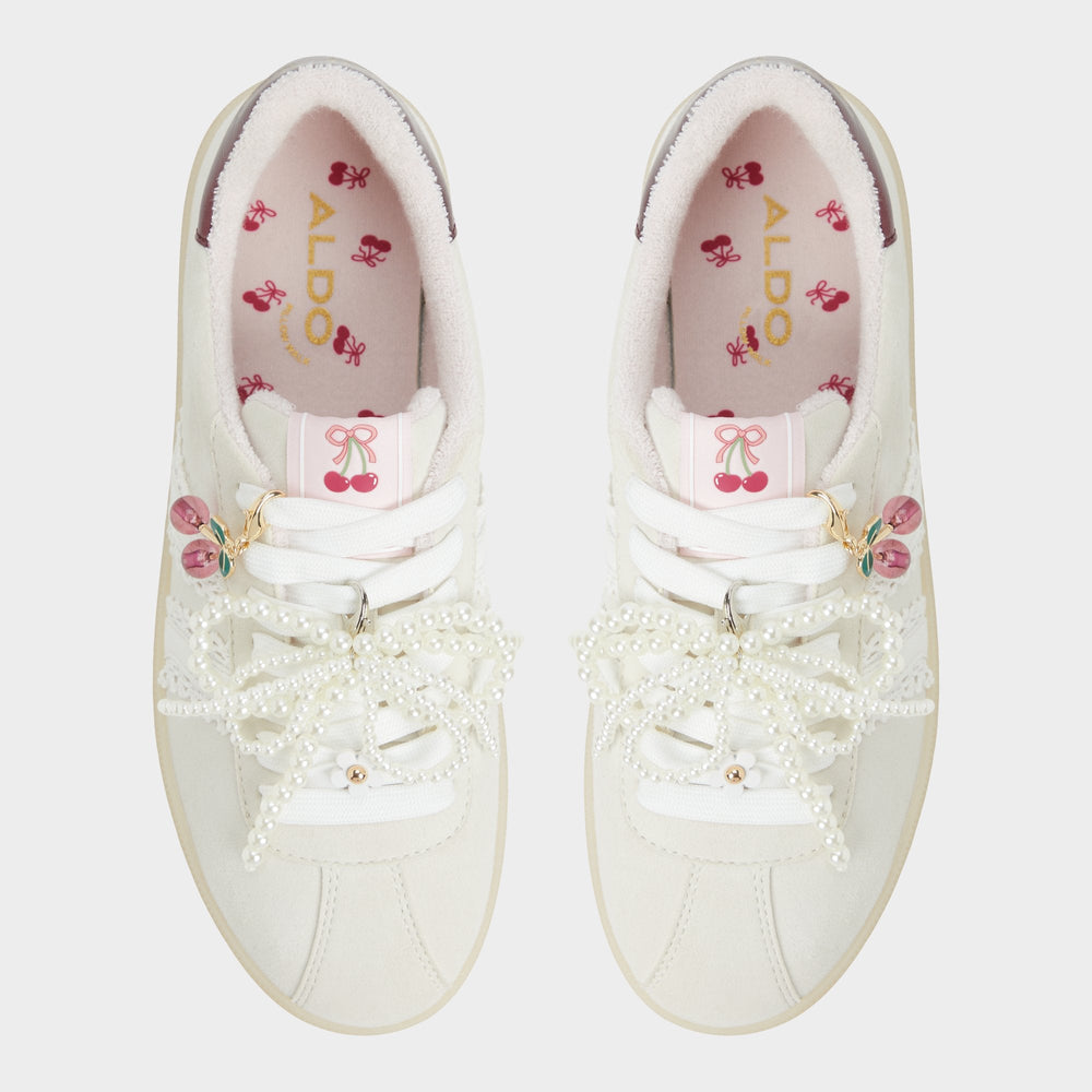 Aldo Sweetthing White/Bone Women's Low top sneakers - Low top sneaker, Cup sole
