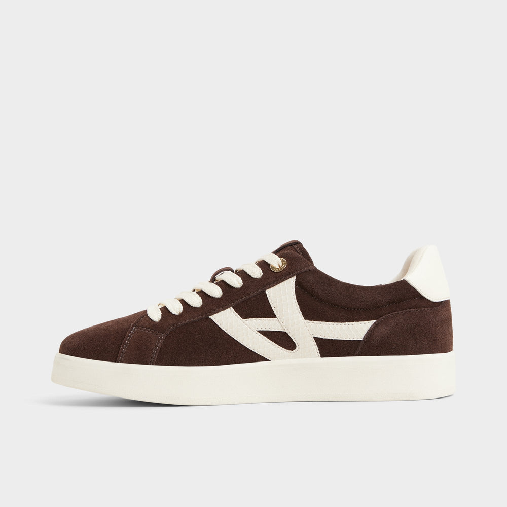 Aldo Mtl1972snkr-l Dark Brown Women's Low top sneakers - Low top sneaker, Cup sole