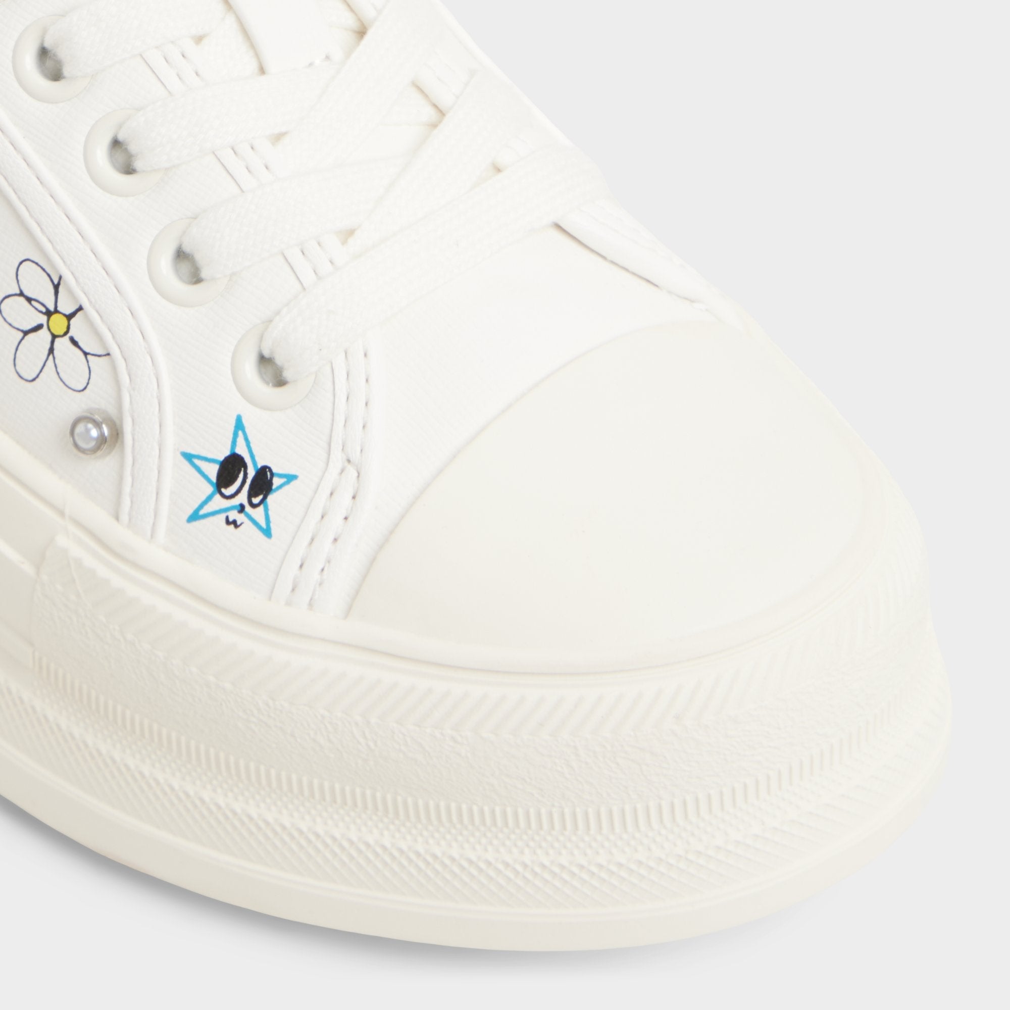Aldo Rayes White/Multi Women's Low top sneakers - Sneaker, Platform
