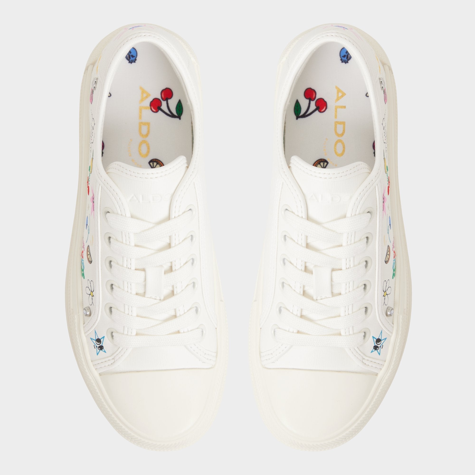 Aldo Rayes White/Multi Women's Low top sneakers - Sneaker, Platform