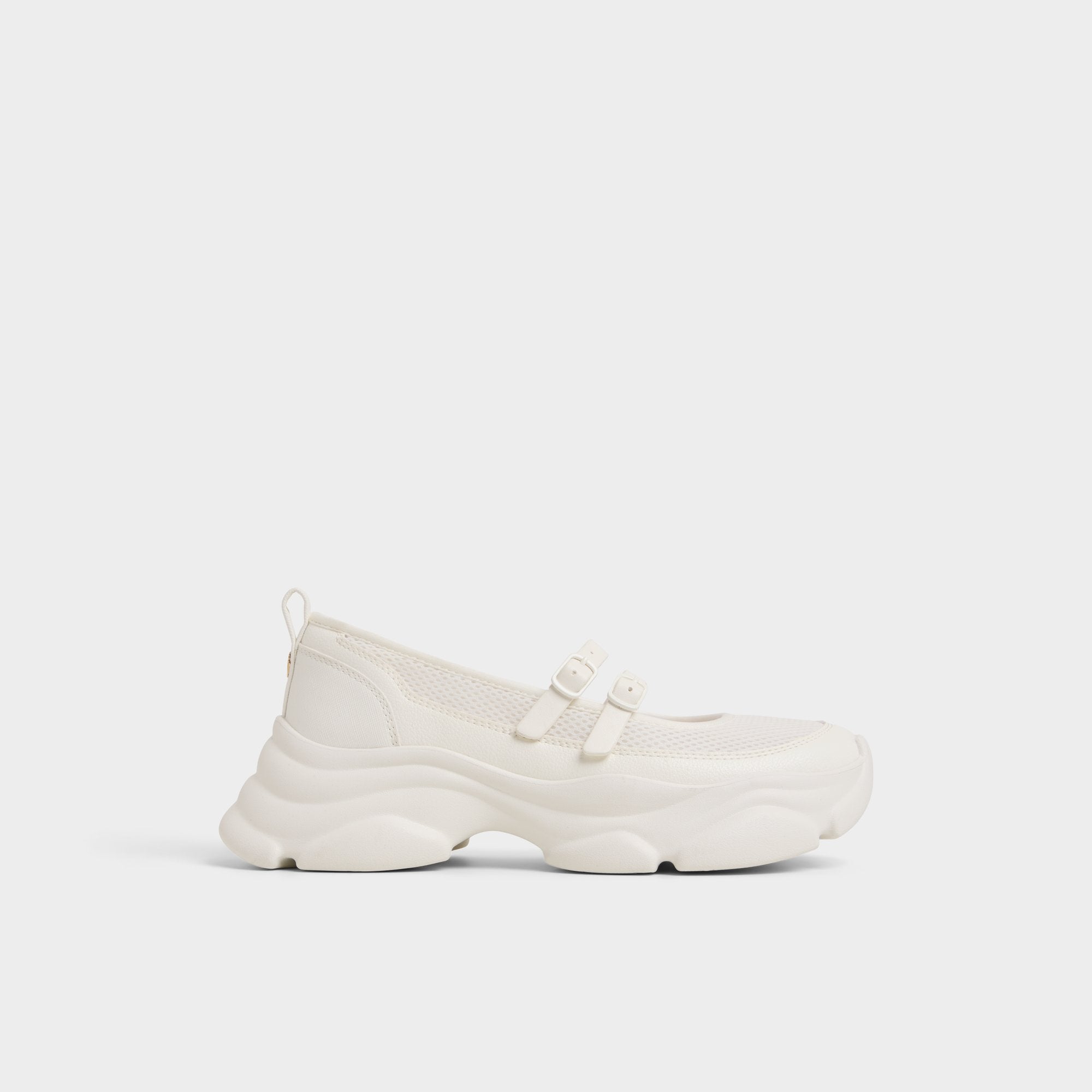 Aldo Aethera White Women's Platform and wedge sneakers - Mary Jane Sneakers, Jogger sole