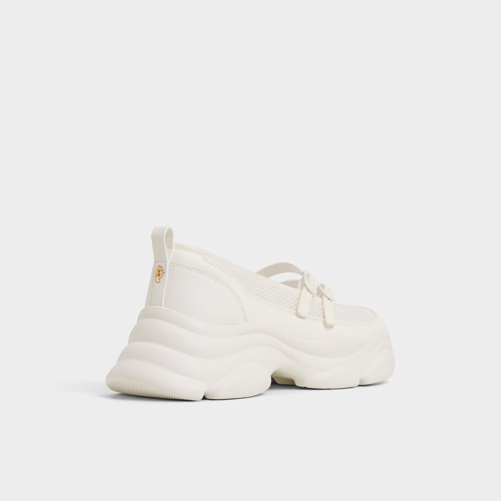 Aldo Aethera White Women's Platform and wedge sneakers - Mary Jane Sneakers, Jogger sole