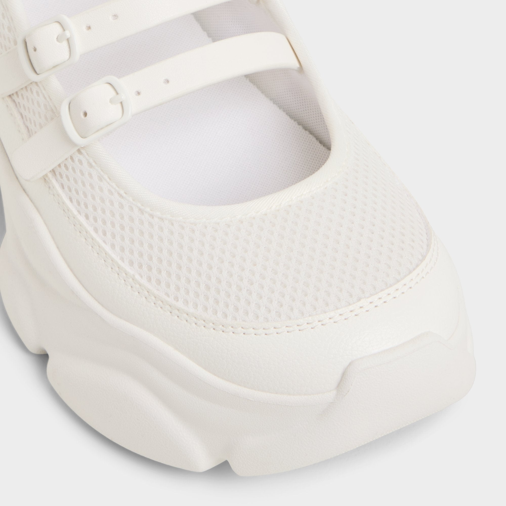 Aldo Aethera White Women's Platform and wedge sneakers - Mary Jane Sneakers, Jogger sole