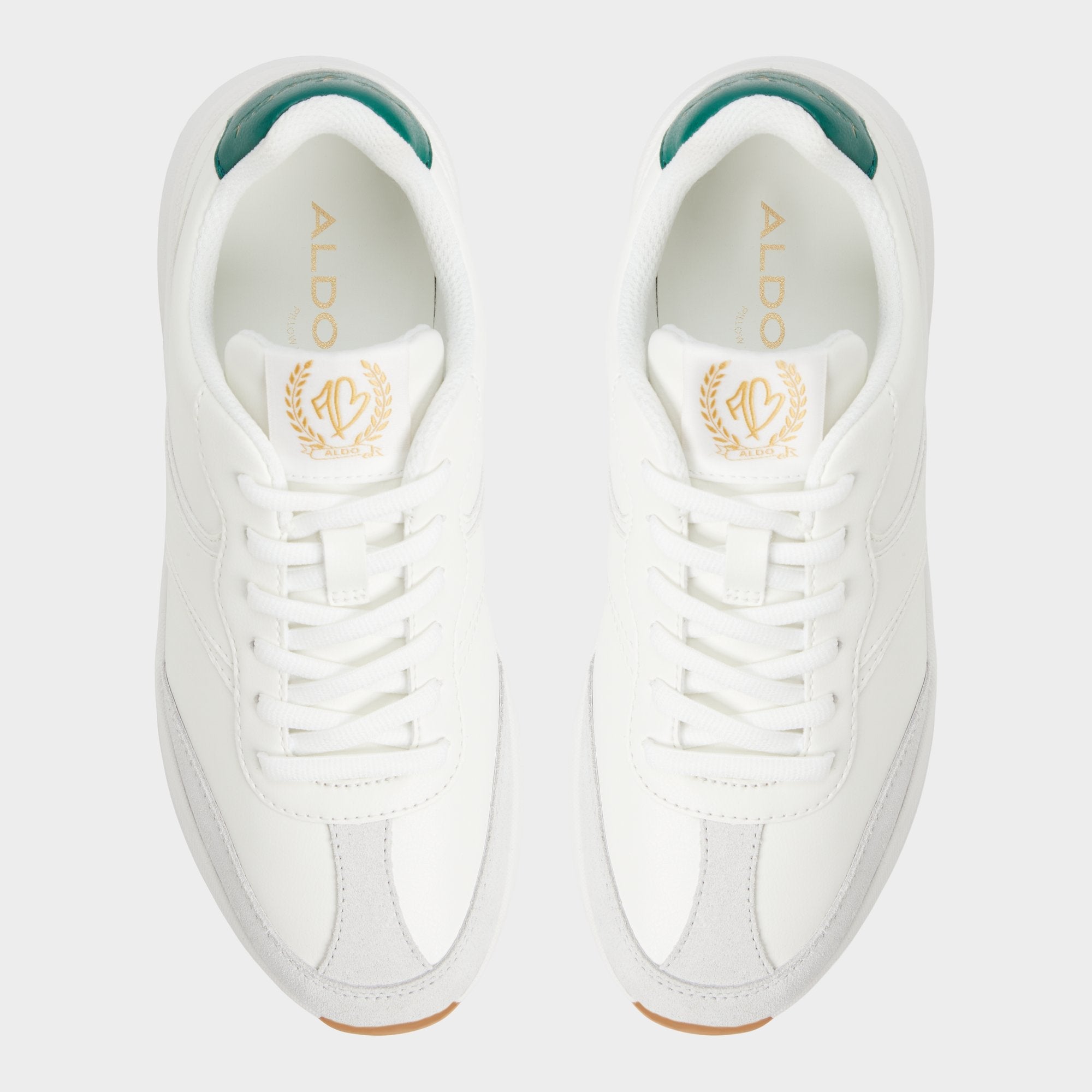 Aldo Clubchic White Combo Women's Athletic Sneakers - Jogger sneaker