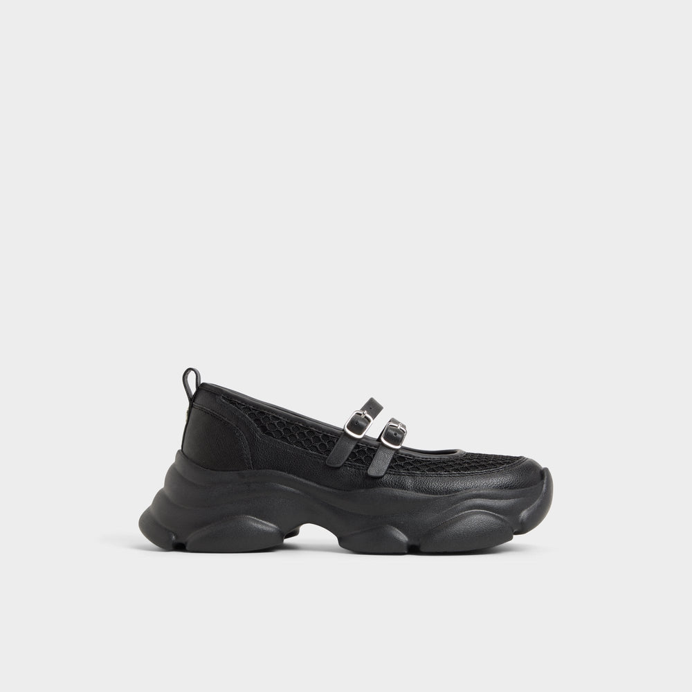 Aldo Aethera Black Women's Platform and wedge sneakers - Mary Jane Sneakers, Jogger sole