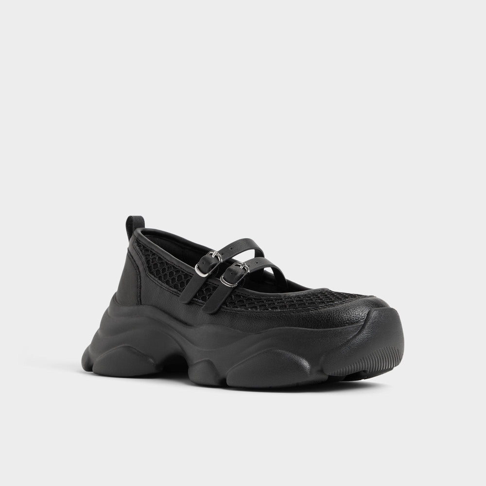 Aldo Aethera Black Women's Platform and wedge sneakers - Mary Jane Sneakers, Jogger sole