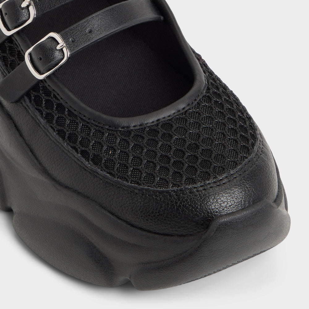 Aldo Aethera Black Women's Platform and wedge sneakers - Mary Jane Sneakers, Jogger sole