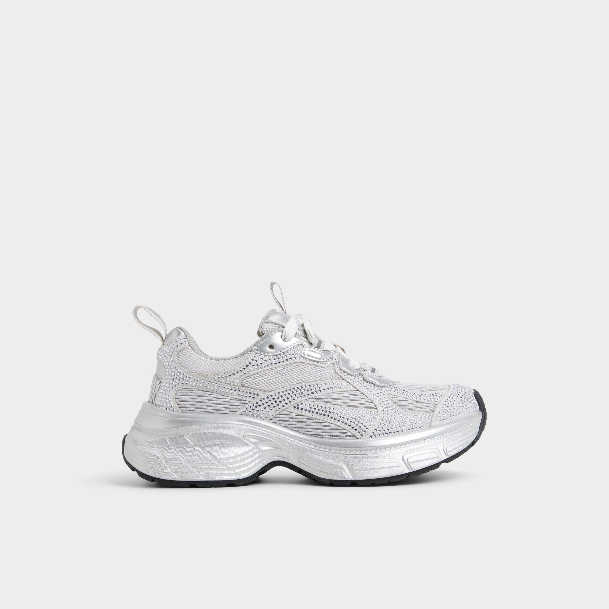 Aldo Powerplay in Silver - Jogger sneaker