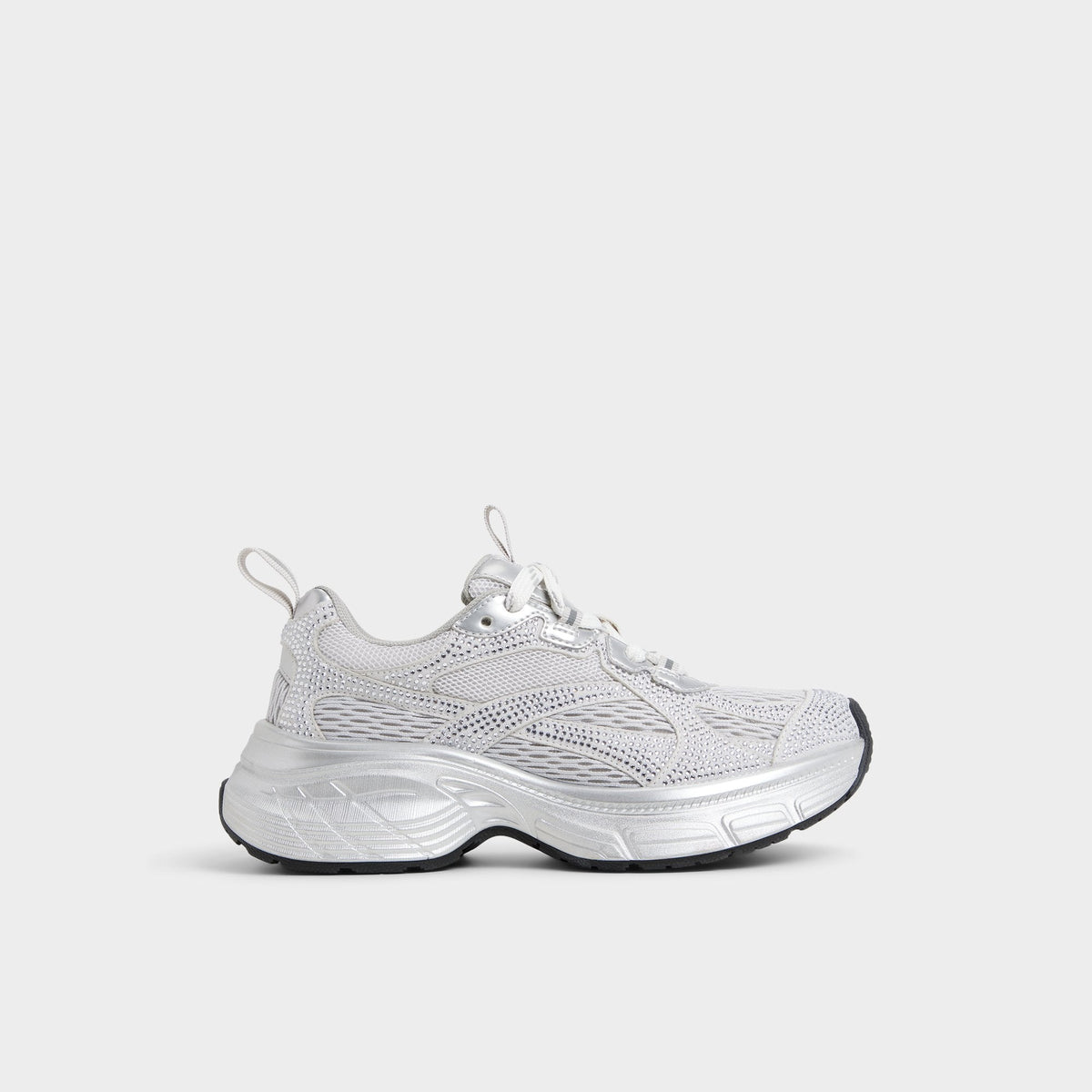 Aldo Powerplay in Silver - Jogger sneaker