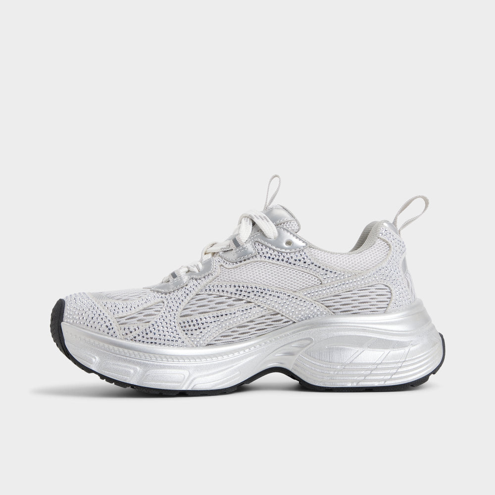 Aldo Powerplay in Silver - Jogger sneaker