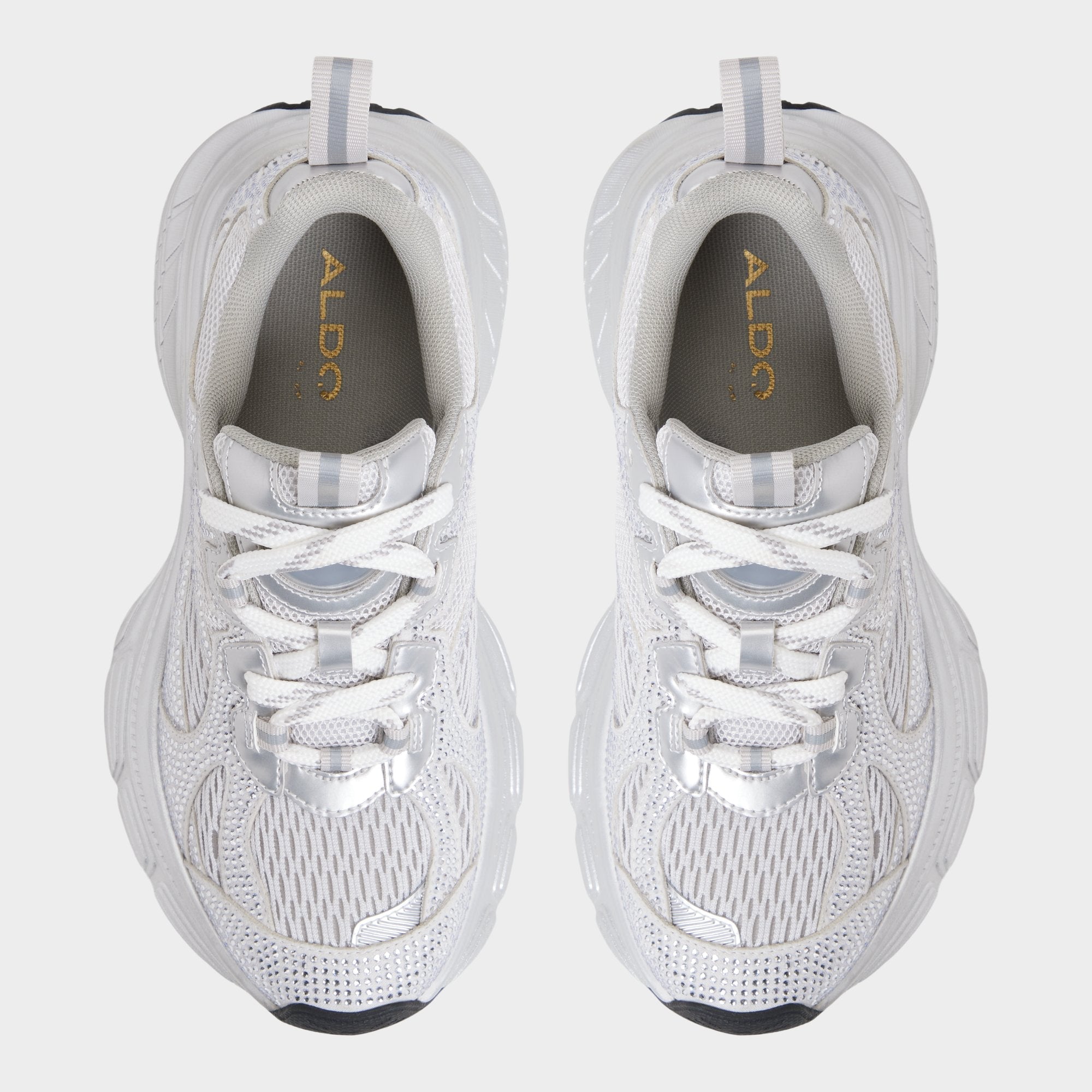 Aldo Powerplay in Silver - Jogger sneaker