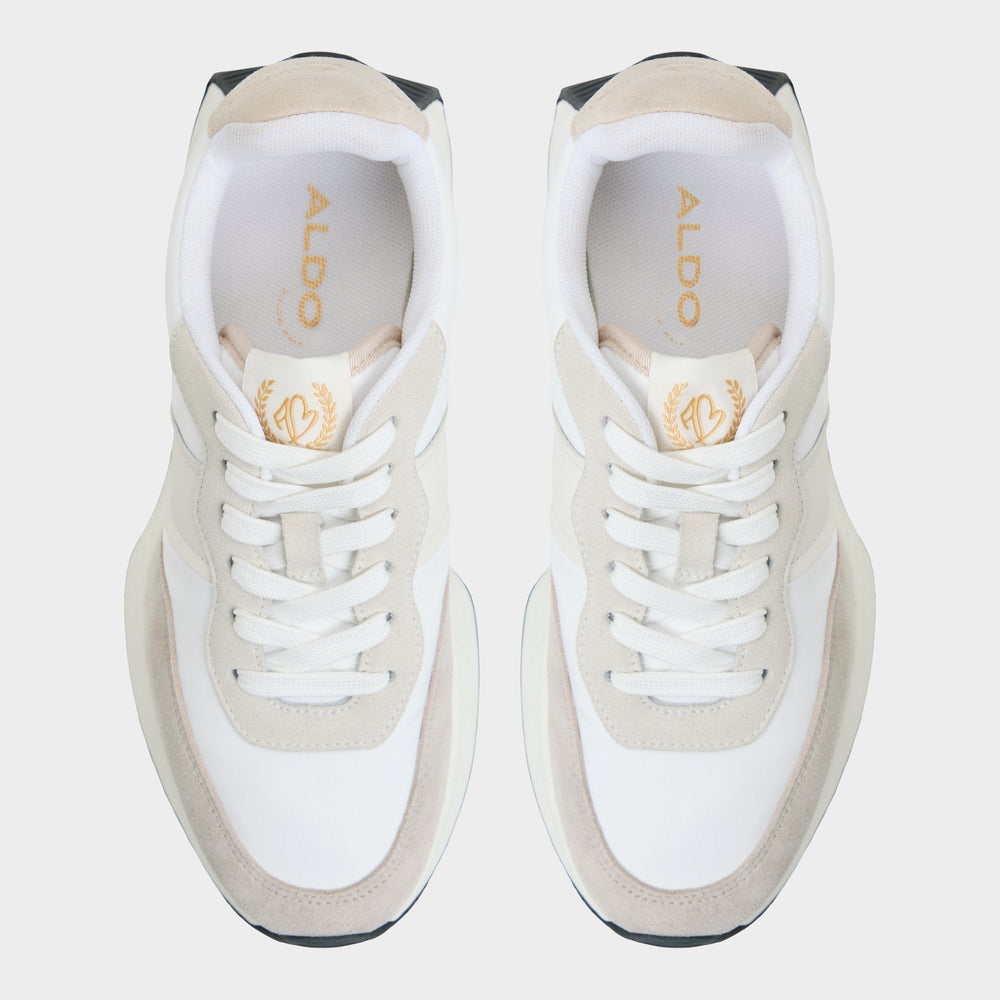 Aldo Proader White/Bone Women's Low top sneakers - Jogger sneaker