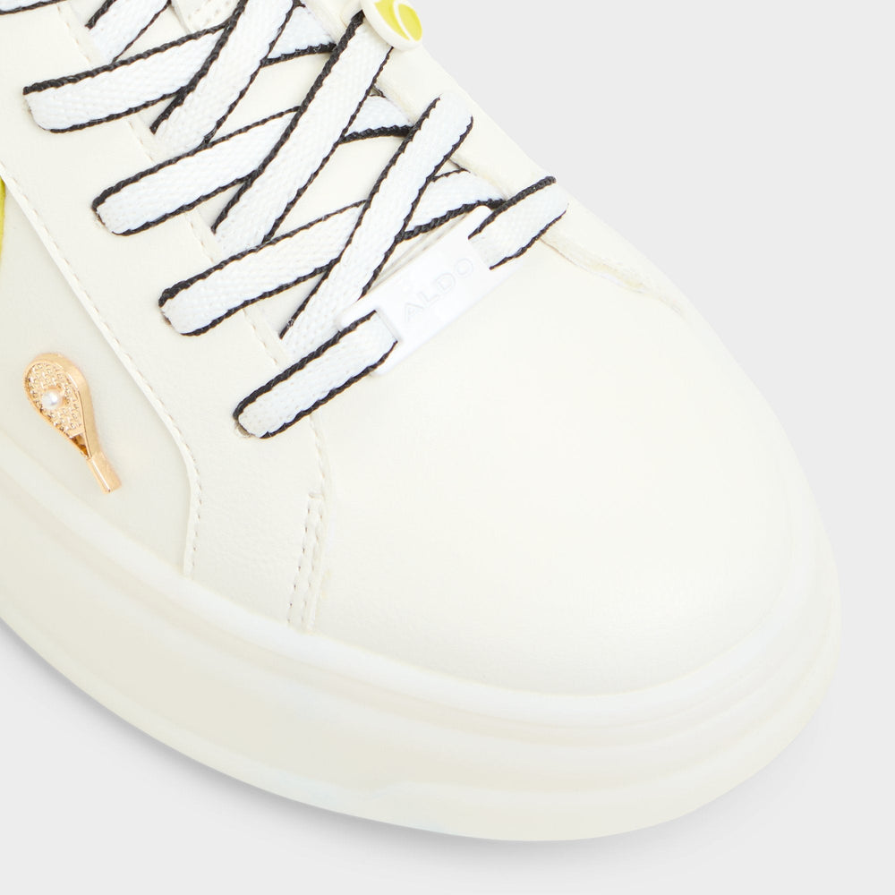 Aldo Clubchamp White Combo Women's Platform and wedge sneakers - Low top sneaker
