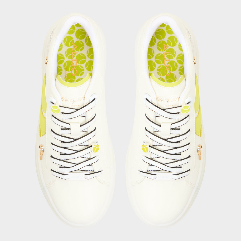Aldo Clubchamp White Combo Women's Platform and wedge sneakers - Low top sneaker