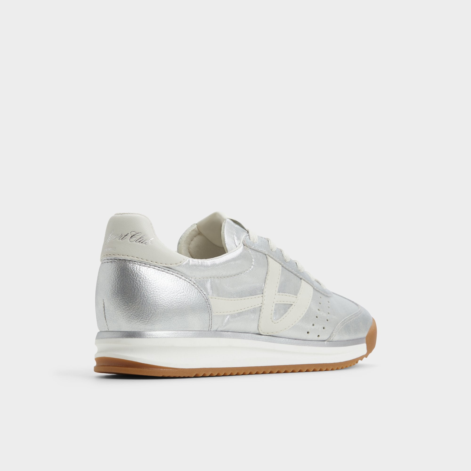Aldo Stepcount Silver Women's Low top sneakers - Jogger sneaker, Jogger sole