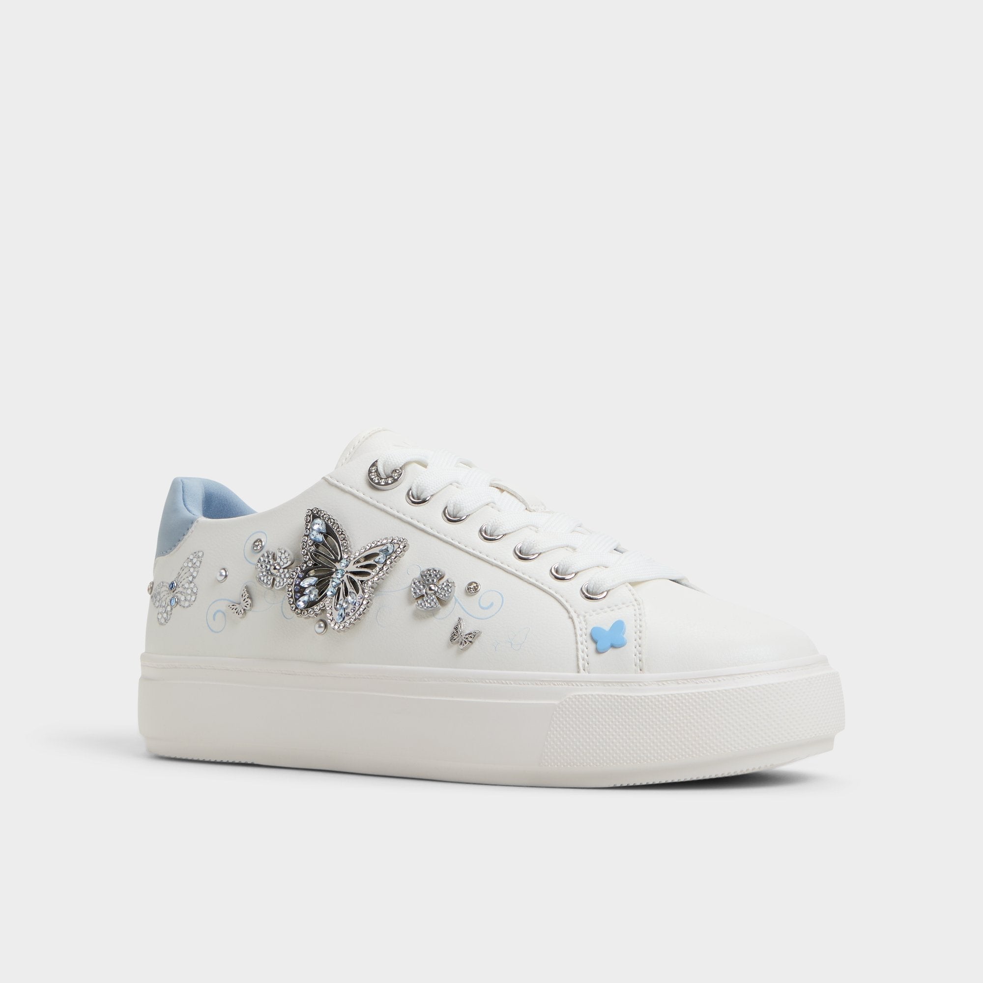 Aldo Saxony White/Multi Women's Platform and wedge sneakers - Low top sneaker