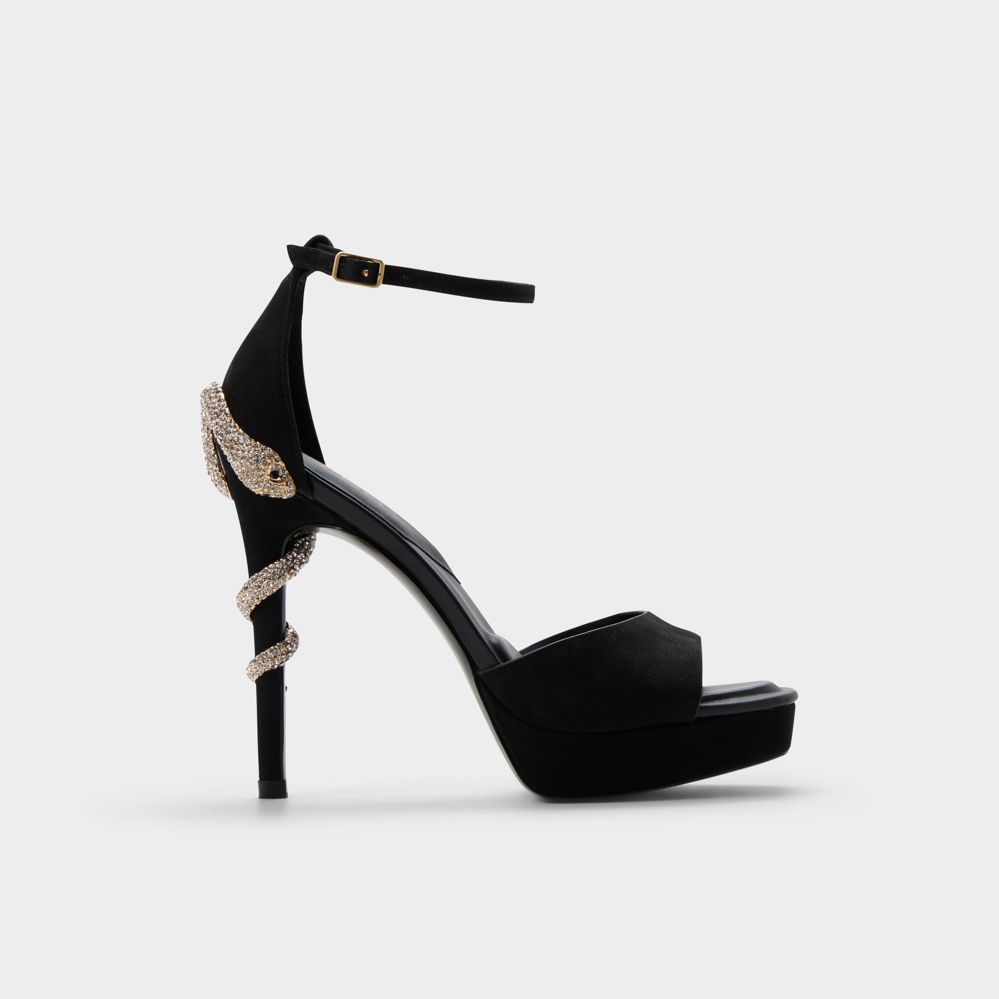 Aldo Medusa in Other Black 14266744 - Strappy heeled sandal, Platform