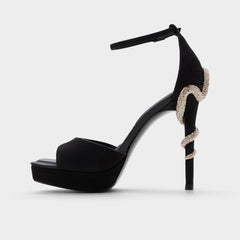 Aldo Medusa in Other Black 14266744 - Strappy heeled sandal, Platform