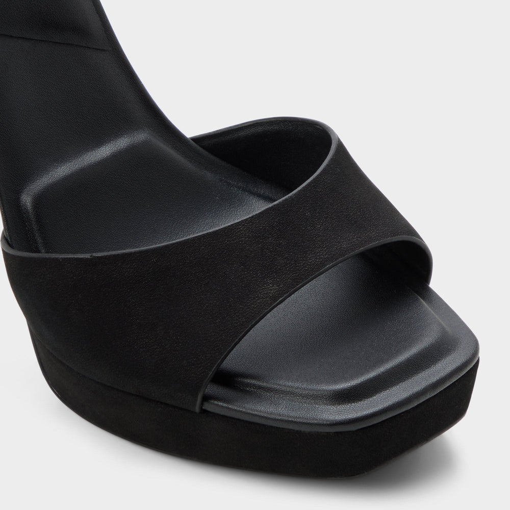 Aldo Medusa in Other Black 14266744 - Strappy heeled sandal, Platform