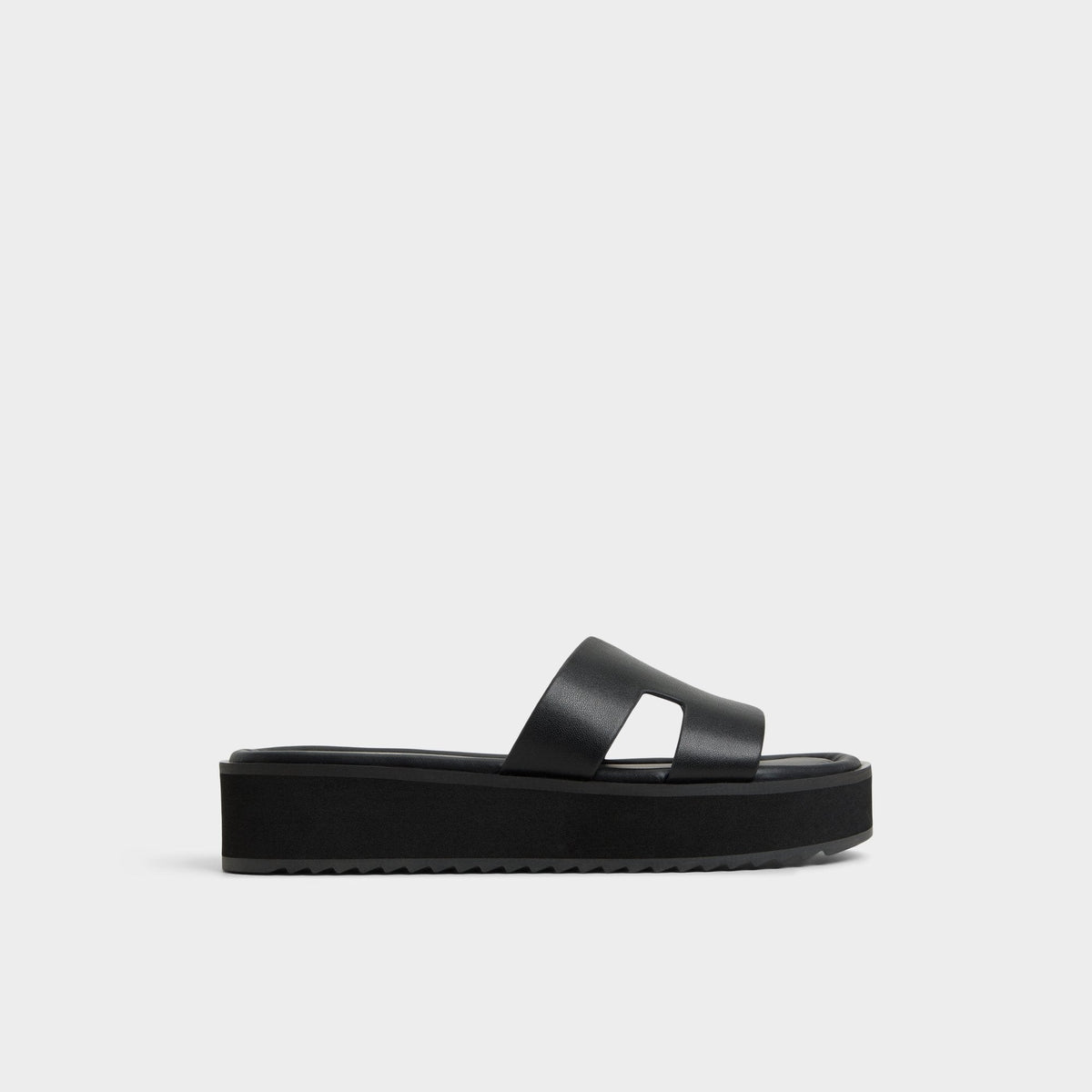 Aldo Anayelie in Black - Slide sandal, Platform