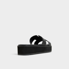 Aldo Anayelie in Black - Slide sandal, Platform