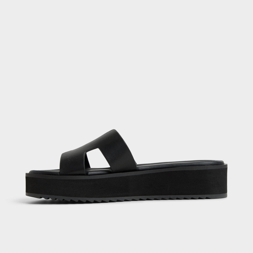 Aldo Anayelie in Black - Slide sandal, Platform