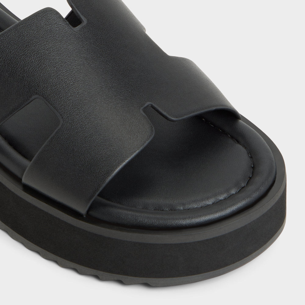Aldo Anayelie in Black - Slide sandal, Platform