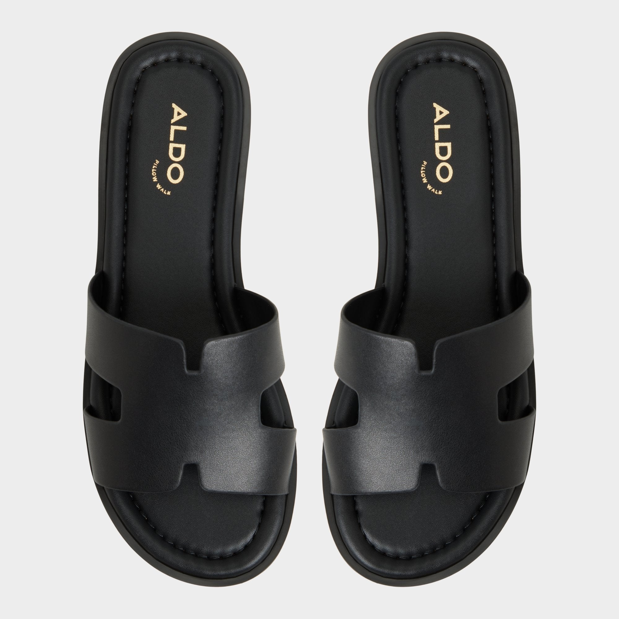 Aldo Anayelie in Black - Slide sandal, Platform