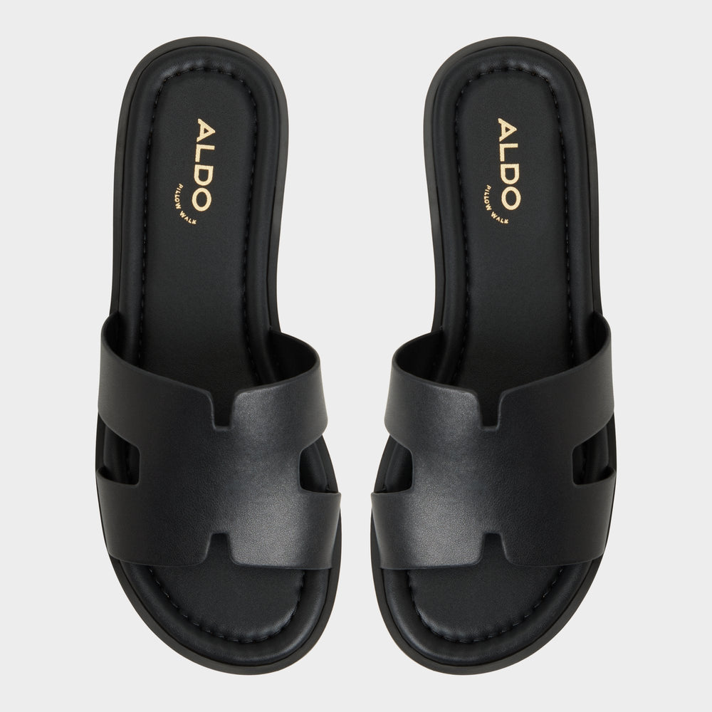 Aldo Anayelie in Black - Slide sandal, Platform