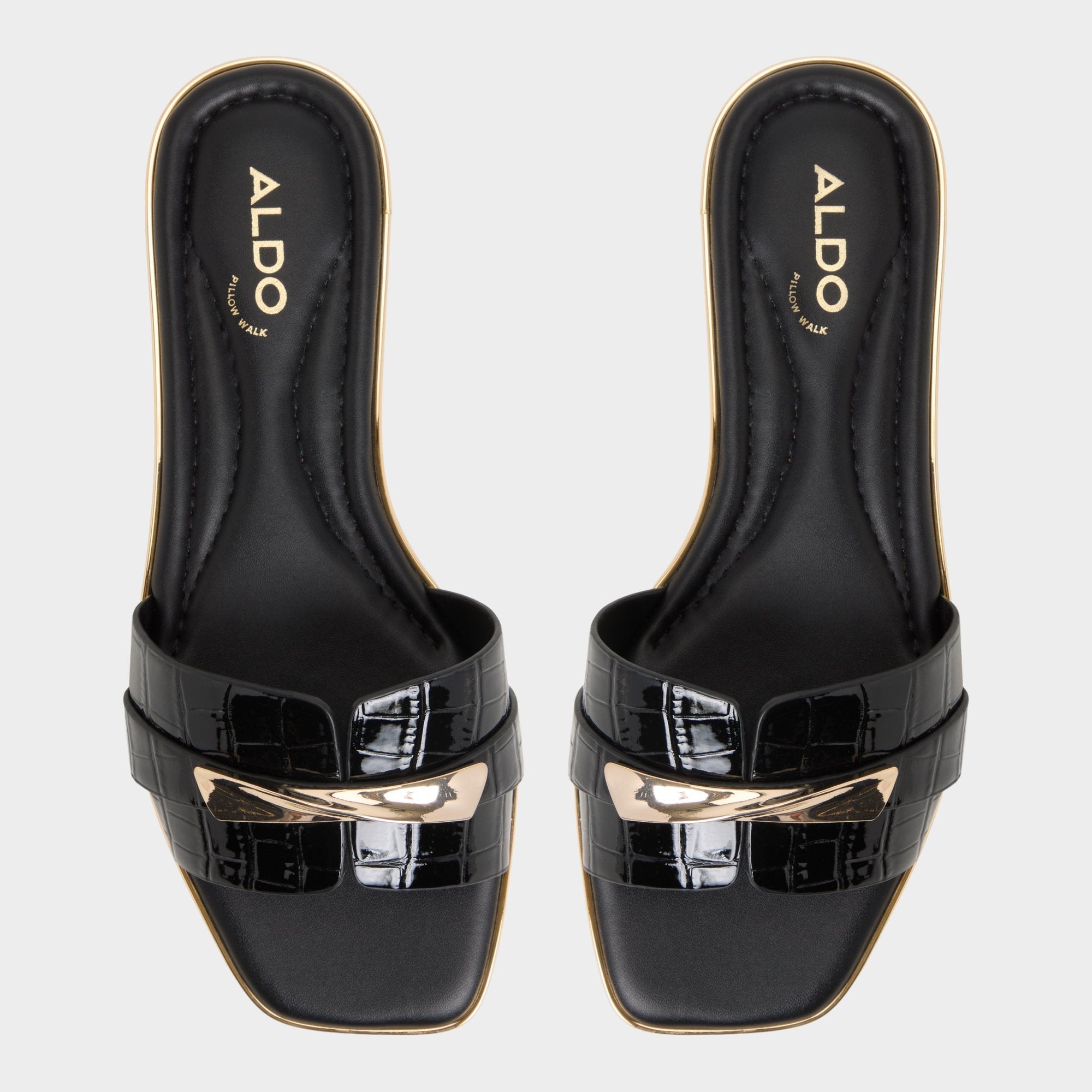 Aldo Darlina in Black - Slide sandal