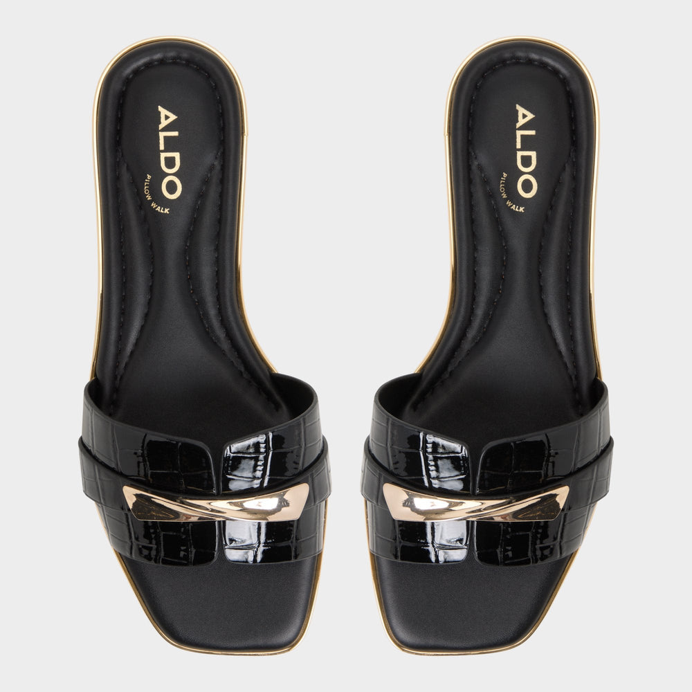 Aldo Darlina in Black - Slide sandal