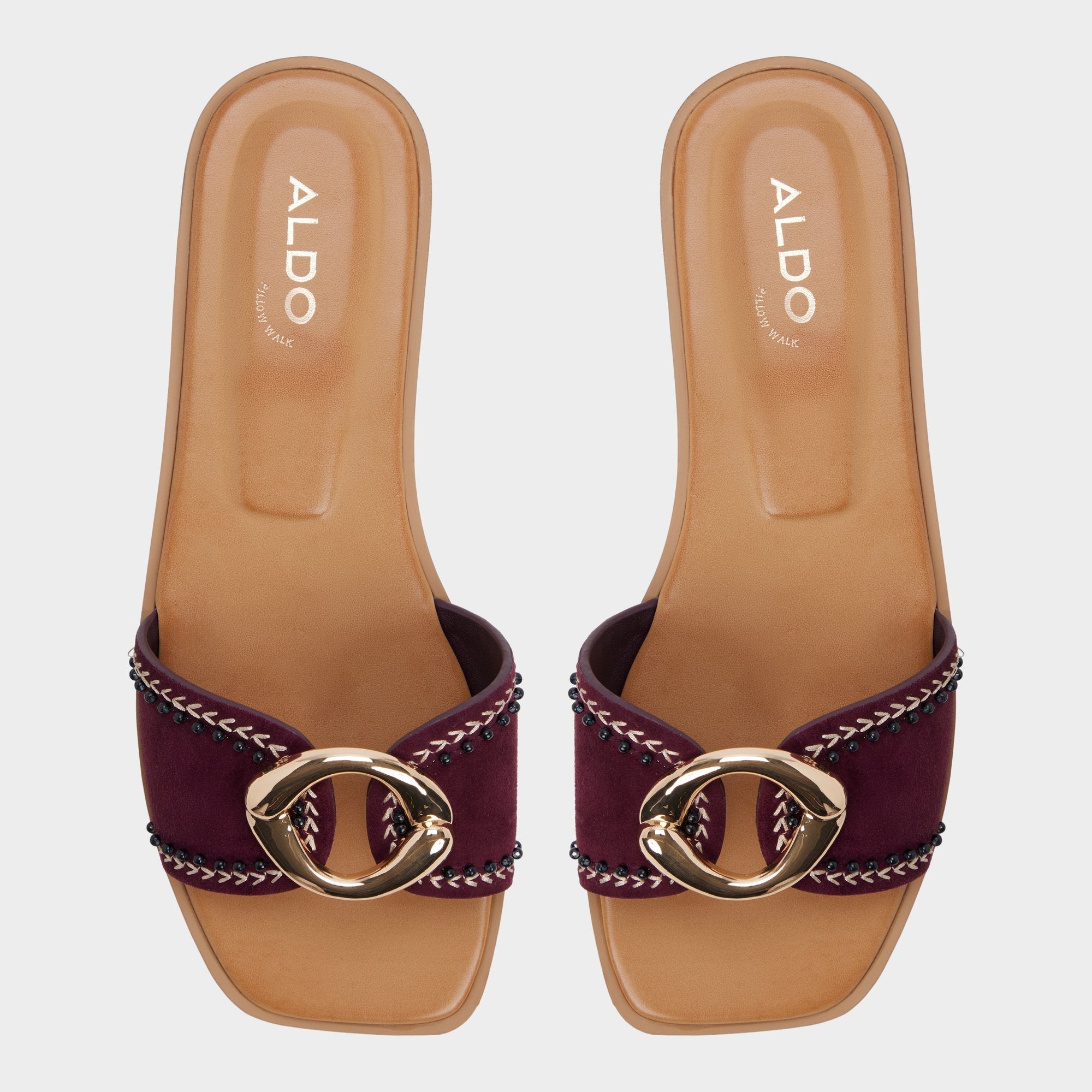 Aldo Biggin in Bordo - Slide sandal
